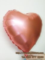 ลูกโป่งฟลอย์รูปหัวใจ สีแดงมุก ไซส์ 18 นิ้ว - Heart Shape Foil Balloon Pearl Red Color / Item No.TL-G015