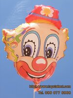 ลูกโป่งฟลอย์ลายหน้าโบโซ่ - Bozo Face Foil Balloon / Item No. TL-A072
