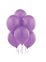 ลูกโป่งกลมเนื้อสแตนดาร์ท สีม่วง ไซส์ 12 นิ้ว แพ็คละ 10 ใบ (Round Balloon - Purple Color 12")