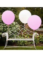 ลูกโป่งจัมโบ้ สีชมพู ขนาด 36 นิ้ว - Round Jumbo Balloon Pink