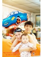 บอลลูนฟลอย์ ทรงการ์ตูนคาร์ สีฟ้า - Blue Car Cartoon Shape Foil Balloon/ Item No.TL-A122