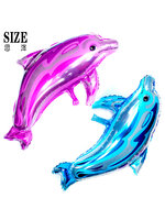 Dolphin Medium Shape Balloon - ลายปลาโลมา ขนาดกลาง / Item No. TL-B002