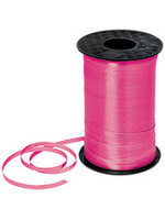 ริบบิ้นม้วนใหญ่ สีชมพูเข้ม สำหรับผูกลูกโป่ง ยาว 350 เมตร - Deep Pink Curling Ribbon