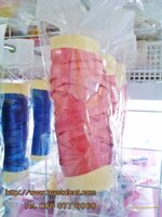 ริบบิ้น สีแดง สำหรับผูกลูกโป่ง ยาว 10 เมตร - Ribbon Red Color For Balloon