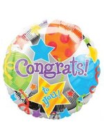 ลูกโป่งฟลอย์นำเข้า Congrats Jubilee / Item No. AG-07694 แบรนด์ Anagram ของแท้