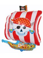 ลูกโป่งฟลอย์ เรือโจรสลัด - Pirate ship Foil Balloon / Item No.TL-A109