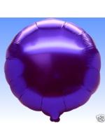ลูกโป่งฟลอย์ทรงกลม สีม่วง ไซส์ 18 นิ้ว - Round Shape Balloon Purple Color 18" / Item No. TL-G020