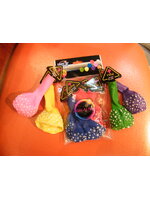 ลูกโป่ง LED พิมพ์ลายดาว คละสี แพ็ค 5 ชิ้น ไฟสลับสี (LED Balloon Star Mixed Color - LED RGB)