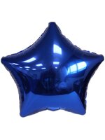 ลูกโป่งฟลอย์รูปดาว สีฟ้า ไซส์ 18 นิ้ว - Star Shape Balloon Blue Color