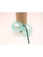 ลูกโป่งกลม เนื้อมุก สีเขียวอ่อนน้ำทะเล ไซส์ 6 นิ้ว แพ็คละ 10 ใบ (Light Green Round Balloon Size 6')