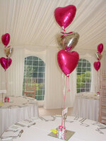 ลูกโป่งฟลอย์รูปหัวใจ สีชมพู ไซส์ 18 นิ้ว - Heart Shape Balloon Pink Color / Item No. TL-G011