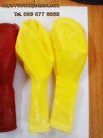 ลูกโป่ง LED สีเหลือง แพ็ค 5 ชิ้น ไฟกระพริบสีเหลือง ไฟตามสีลูกโป่ง (LED Light Yellow Balloon - LED Blinking Mode)