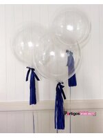 ลูกโป่งใส BoBo Balloon ทรงกลมลูกบอล ไซส์ 24 นิ้ว (ไม่รวมของด้านใน) Item No. TL-G053