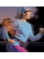 สายรัดแขนแถบไฟ LED กระพริบแสง สีส้ม