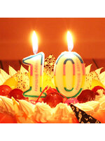 เทียนวันเกิดตัวเลข Happy Birthday (เลข 0-9) กรุณาระบุตัวเลขที่ต้องการเมื่อทำการสั่งซื้อด้วยนะคะ / Item No.TL-N008