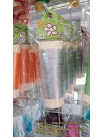 ริบบิ้น สีเทา (สีเงิน) สำหรับผูกลูกโป่ง ยาว 10 เมตร - Ribbon Light Gray Color For Balloons