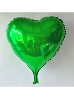 ลูกโป่งฟลอย์รูปหัวใจ สีเขียว ไซส์ 18 นิ้ว - Heart Shape Foil Balloon Green Color