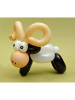 ลูกโป่งไส้ไก่นำเข้า บรรจุ 100 ใบ/คละสี (Size 1.5" * 60")