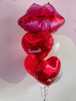 Set#37 ช่อลูกโป่งฟอยล์รูปปาก