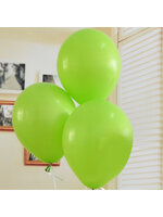 ลูกโป่งกลมเนื้อสแตนดาร์ท สีเขียวอ่อน ไซส์ 12 นิ้ว แพ็คละ 10 ใบ (Round Balloons - Light Green Color 12")