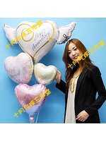 ลูกโป่งฟลอย์นำเข้า Anniversary Heart with Wings / Item No. AG-21975 แบรนด์ Anagram ของแท้