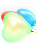 ลูกโป่งหัวใจเนื้อมุก สีเขียวอ่อน ไซส์ 12 นิ้ว แพ็คละ 10 ใบ (Heart Shape Balloon-Pearl Light Green Color)