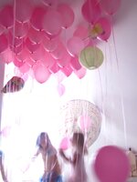 ลูกโป่งกลม สีชมพู ไซส์ 9 นิ้ว แพ็คละ 10 ใบ ( Round Balloons 9" - Pink Standard Color )