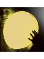 ลูกโป่ง LED สีเหลืือง แพ็ค 5 ชิ้น ไฟสว่างเหมือนโคมไฟ (LED Yellow Balloon - LED Fixed Mode)