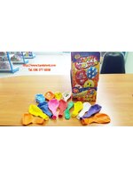 +Promotion+ ชุดลูกโป่ง Happy New Year! - ลูกโป่งกลม คละสี คละแบบ ไซส์ 12 นิ้ว จำนวน 14 ใบ