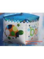 ลูกโป่งฟลอย์ทรงกล่องสี่เหลี่ยม Baby Boy- Baby Boy cube Square Shape Foil Balloon/Item No.TL-C027
