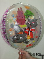 Happy Sheep 3D Shape Foil Balloon - บอลลูนลายการ์ตูนแฮปปี้ชีฟ 3D