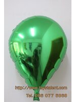 ลูกโป่งฟลอย์รูปหยดน้ำ สีเขียว - Water Drop Shape Foil Balloon Green Color / Item no. TL-G036