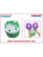 ที่สูบลูกโป่งแบบใช้ไฟฟ้า แบบ 2 หัวปั๊มลม B-312 มีระบบคูลลิ่ง ไม่ต้องรอพักให้เครื่องเย็น