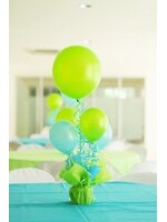 ลูกโป่งกลม เนื้อมุก สีเขียวมะนาวไซส์ 6 นิ้ว แพ็คละ 10 ใบ (Lemon Green Pearl Round Balloon Size 6')