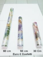 พลุกระดาษ Euro Confetti shooter ขนาด 30 cm / TL-P003