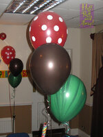 ลูกโป่งกลมสีพาสเทล สีน้ำตาลเข้ม ไซส์ 10 นิ้ว แพ็คละ 10 ใบ (Round Balloons 10"- Pastel Chocolate Brown Color )