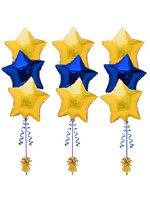 ลูกโป่งฟลอย์รูปดาว สีทอง ไซส์ 24 นิ้ว - Star Shape Balloon Gold Color Size 24 " / TL-G003