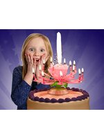 New! เทียนวันเกิดดอกไม้ มีเสียงเพลง-Music HBD Candle/ Item No. TL-N009