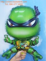 ลูกโป่งฟลอย์ การ์ตูนนินจาเต่า - Ninja Turtles Foil Balloon / Item No. TL-A129