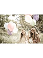 ลูกโป่งกลม คละสีพาสเทล ไซส์ 10 นิ้ว แพ็คละ 10 ใบ (Round Balloons Size 10" - Mixed Pastel Color)