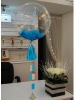 ลูกโป่งบับเบิ้ล ทรงกลมลูกบอล ไซส์ 24 นิ้ว ยี่ห้อ Qualatex / (ไม่รวมลูกโป่งด้านใน) สำเนา