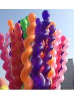 ลูกโป่งเกลียว Sprial Balloon คละสี แพ็คละ 10 ชิ้น