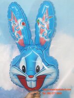 ลูกโป่งฟลอย์ การ์ตูนบั๊ก บันนี่ สีฟ้า - Bugs Bunny Foil Balloon / Item No. TL-B036