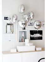 ลูกโป่งฟลอย์ทรงกลม สีเงิน ไซส์ 18 นิ้ว - Round Shape Balloon Silver Color 18" / Item No.TL-G020