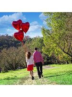 ลูกโป่งฟลอย์รูปหัวใจ สีแดง ไซส์กลาง 24 นิ้ว - Heart Shape Balloon 24" Red Color / Item No.TL-G016