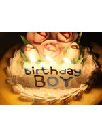 เทียนวันเกิด Birthday Boy สีฟ้า / Item No. TL-N006