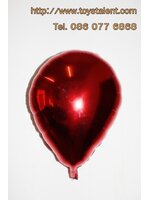 ลูกโป่งฟลอย์รูปหยดน้ำ สีแดง - Water Drop Shape Foil Balloon Red Color / Item no. TL-G036
