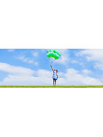 ลูกโป่งกลมเนื้อสแตนดาร์ท สีเขียวตองอ่อน ไซส์ 10 นิ้ว แพ็คละ 10 ใบ (Round Balloons Size 10" - Standard Green Lime Color)