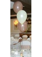 ลูกโป่งกลมสีพาสเทล สีน้ำตาลอ่อน ไซส์ 10 นิ้ว แพ็คละ 10 ใบ (Round Balloons 10"- Pastel Coffee Brown Color )