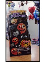 ลูกโป่งกลมพิมพ์ลาย ชุด Halloween ไซส์ 12 นิ้ว คละแบบ แพ็คละ 4 ใบ (Round Balloons 12" - Halloween Printing latex balloons)